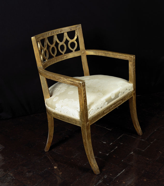 poltrona, serie - produzione romana (sec. XVIII)