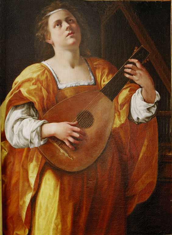 Santa Cecilia (dipinto) di Gentileschi Artemisia (primo quarto sec. XVII)