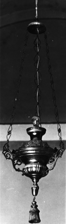 lampada pensile, serie - ambito laziale (sec. XIX)