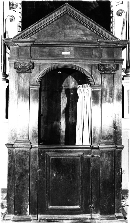 confessionale - ambito viterbese (fine sec. XVIII)