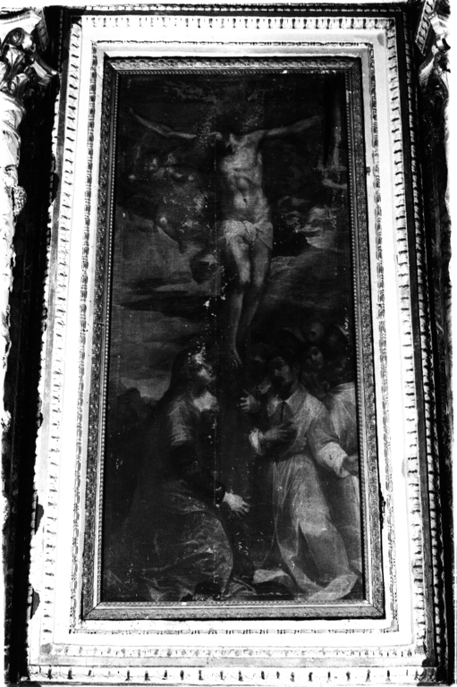 Cristo crocifisso (pala d'altare) - ambito tosco-emiliano (fine sec. XVI)