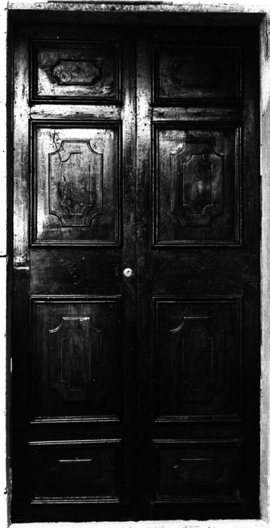 porta - a due battenti - ambito viterbese (sec. XVIII)