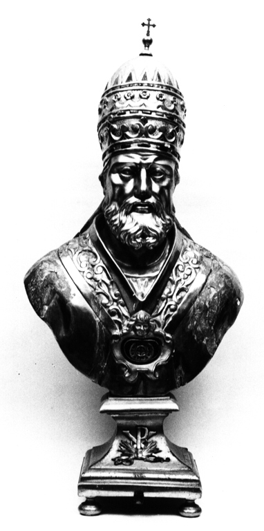 reliquiario - a busto - ambito laziale (sec. XVIII)