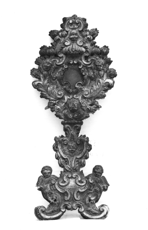 reliquiario - a busto - ambito laziale (secc. XVII/ XVIII)
