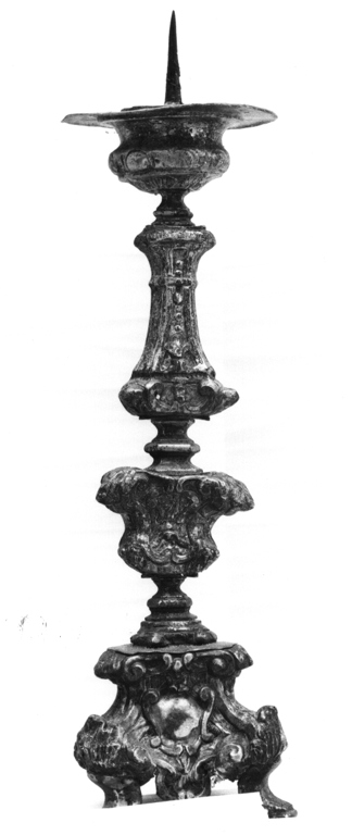 candeliere d'altare, serie - ambito laziale (fine sec. XVIII)