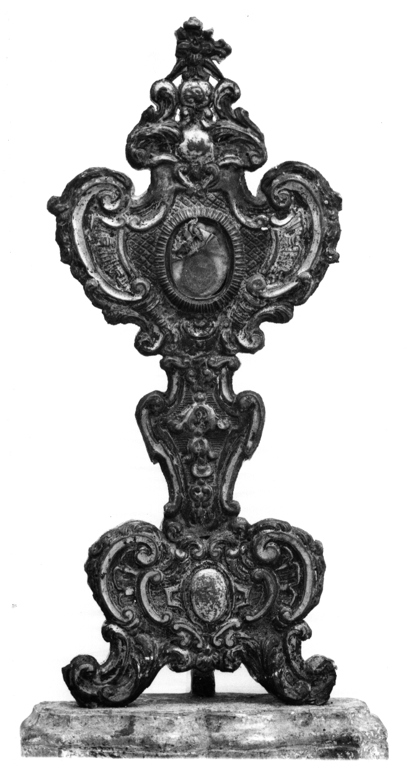 reliquiario-ostensorio - ambito laziale (secc. XVIII/ XIX)
