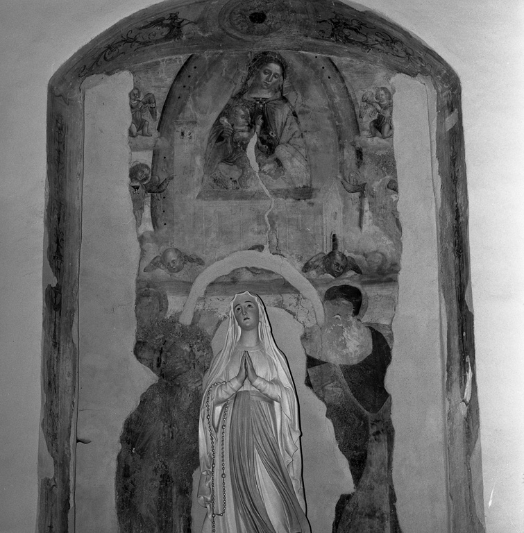 Madonna con Bambino (dipinto) di Antonio del Massaro detto Pastura (scuola) (inizio sec. XVI)