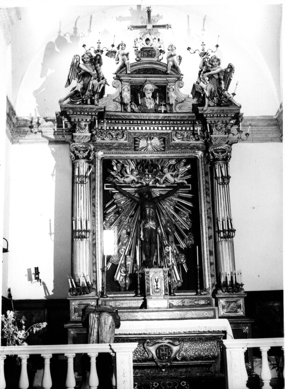 altare maggiore, complesso decorativo - ambito viterbese (secc. XVIII/ XIX)
