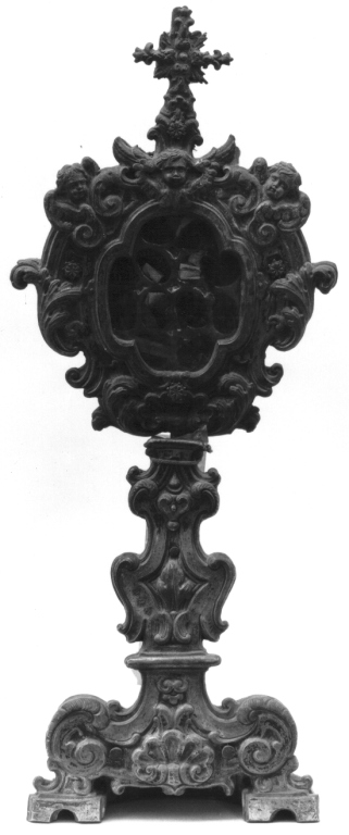 reliquiario - a ostensorio - ambito Italia meridionale (sec. XVIII)