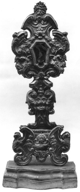 reliquiario - a ostensorio - ambito Italia meridionale (sec. XVIII)