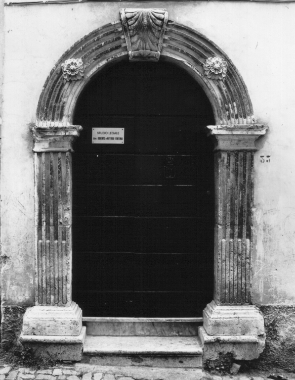 mostra di portale - ambito laziale (sec. XVIII)