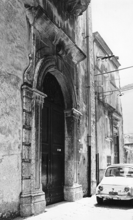 mostra di portale - ambito laziale (prima metà sec. XVIII)