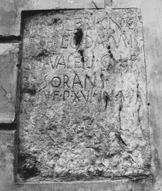 lapide - ambito laziale (sec. V)