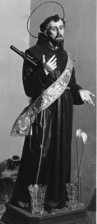 San Francesco d'Assisi (statua) - ambito laziale (sec. XIX)