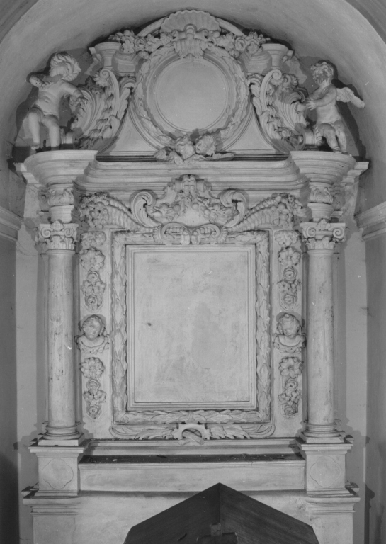 mostra architettonica d'altare - ambito laziale (sec. XVIII)