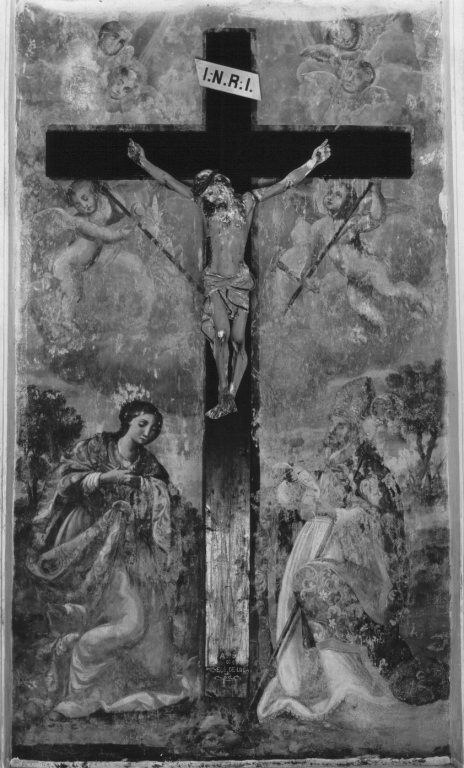 Cristo crocifisso (scultura) - ambito laziale (sec. XVIII)