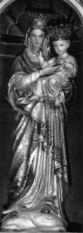 Madonna con Bambino (statua) - ambito parigino (sec. XIX)