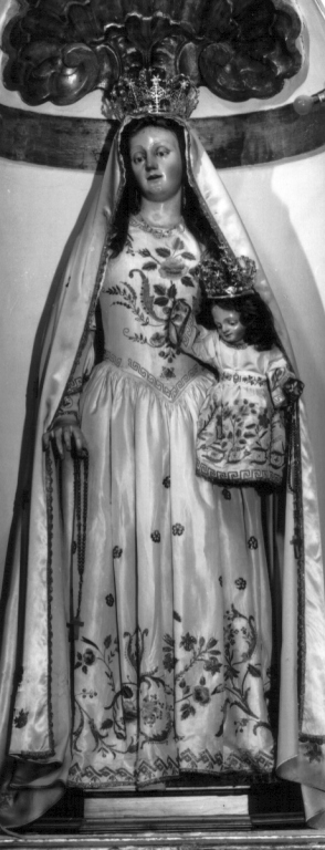 Madonna del Rosario (statua) - ambito laziale (metà sec. XVII)