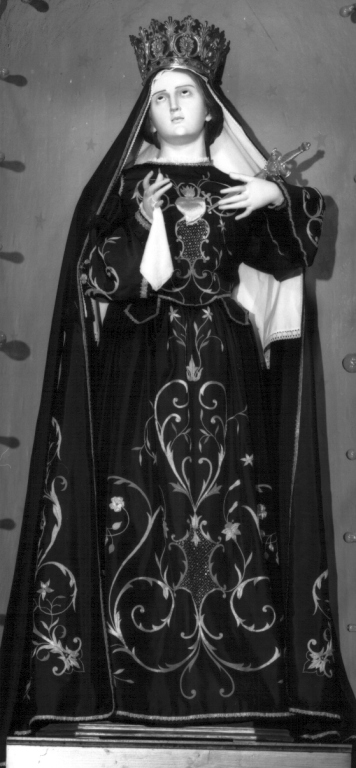 Madonna Addolorata (statua) - ambito laziale (prima metà sec. XIX, sec. XX)