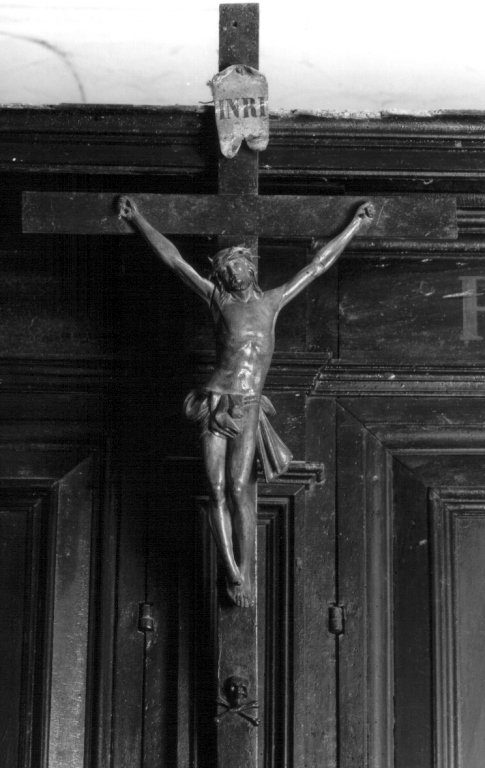 crocifisso di sacrestia - ambito laziale (secc. XVII/ XVIII)