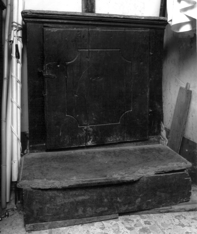 inginocchiatoio - ambito laziale (primo quarto sec. XVIII)