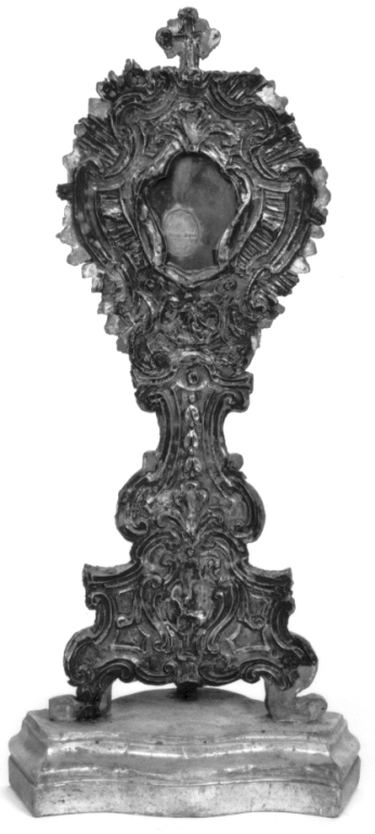 reliquiario - a ostensorio - ambito campano (sec. XVIII)