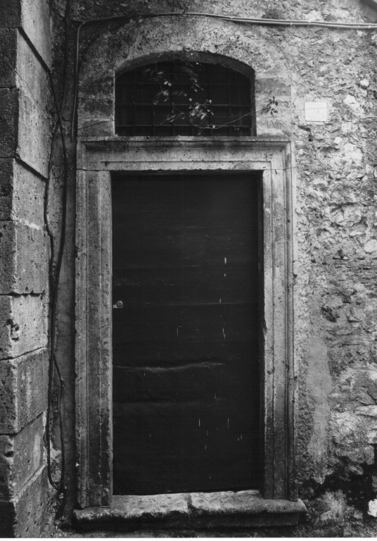 mostra di portale - ambito laziale (sec. XVII)