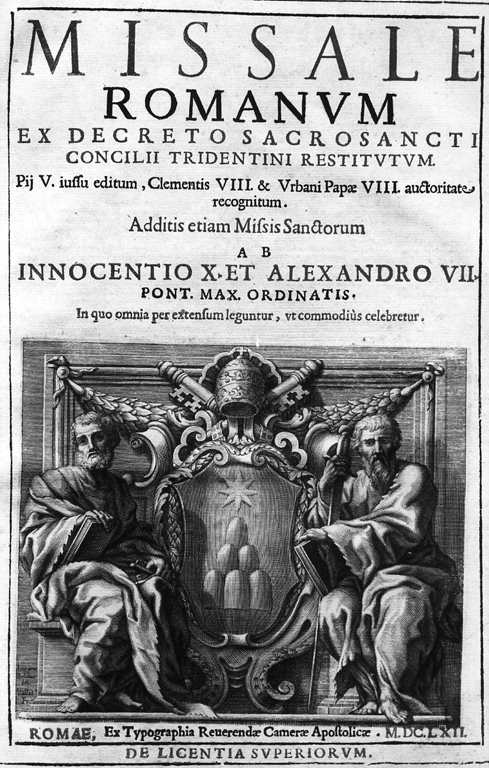 San Pietro e San Paolo (stampa) di Baldi Lazzaro, Vallet Guillame (sec. XVII)