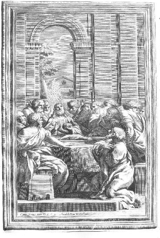 ultima cena (stampa) di Van Westerhout Arnold, Ferri Ciro (sec. XVIII)