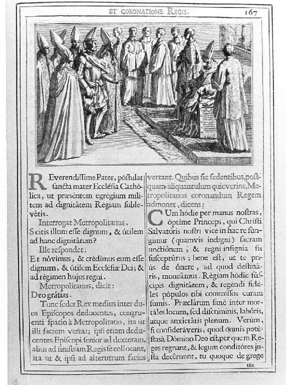 L'incoronazione del Re (stampa) - ambito romano (sec. XVIII)