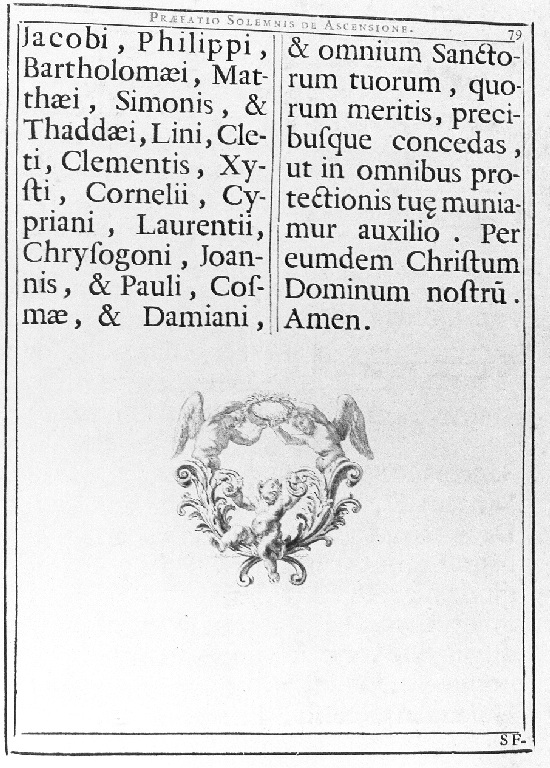 angelo con corona di alloro (stampa) di Frey Jakob, Passeri Giuseppe (sec. XVIII)