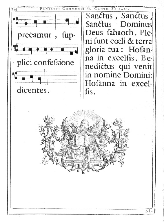 motivi decorativi vegetali a festoni con nastri e putti (stampa) di Juvarra Filippo - ambito romano (sec. XVIII)