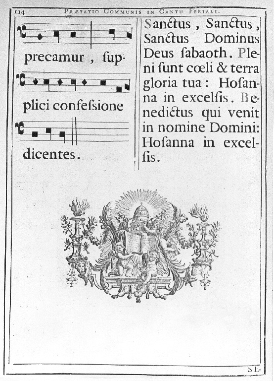 simboli dei quattro evangelisti (stampa) di Frey Jakob (sec. XVIII)