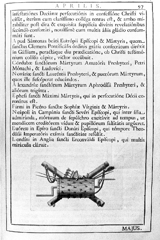 strumenti della passione (stampa) - ambito romano (sec. XVIII)