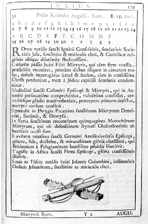 strumenti della passione (stampa) - ambito romano (sec. XVIII)