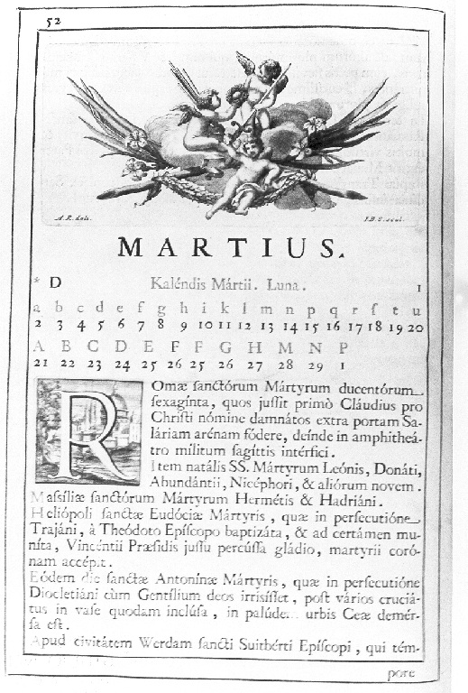 putti (stampa) - ambito romano (sec. XVIII)