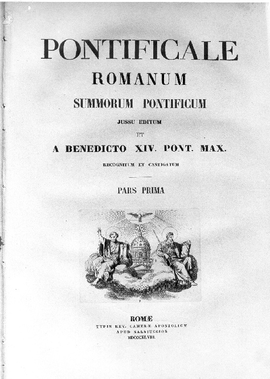Santi Pietro e Paolo (stampa) - ambito romano (sec. XIX)
