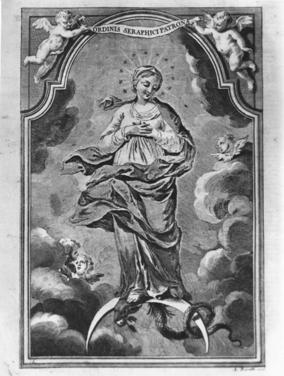 Madonna Immacolata (stampa) di Baratti Antonio - ambito italiano (sec. XVIII)