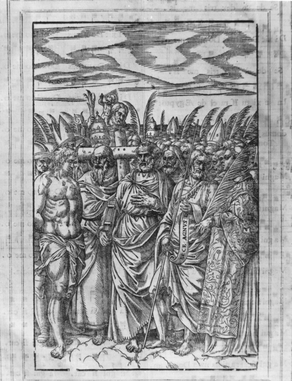 Santi (stampa) - ambito tedesco (primo quarto sec. XVIII)