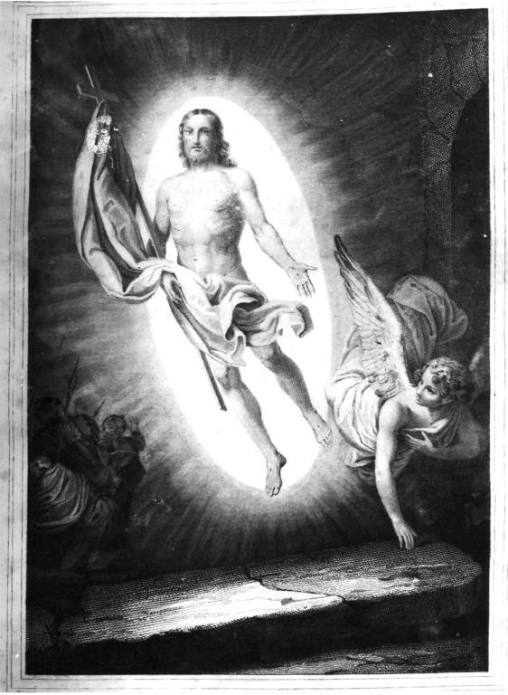 resurrezione di Cristo (stampa) di Silvani Ferdinando (sec. XIX)