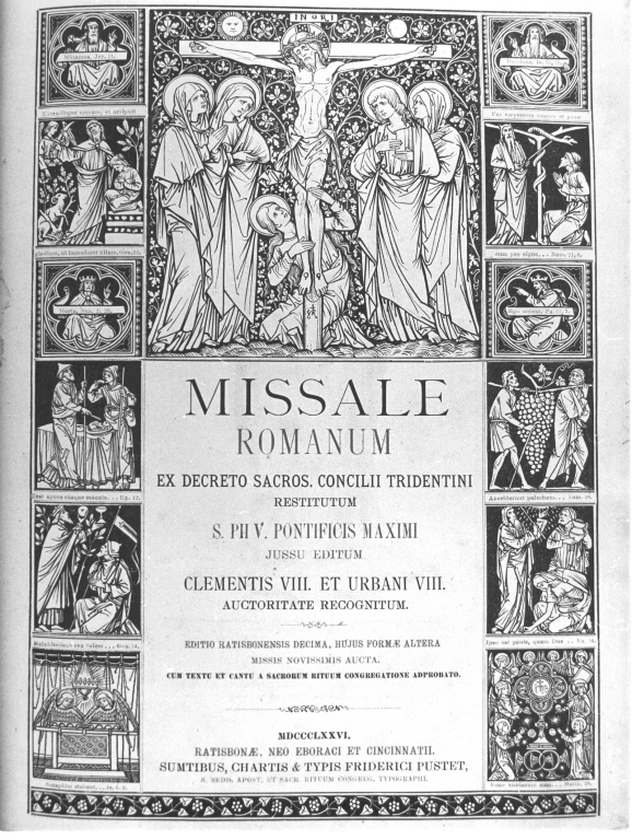 crocifissione (stampa) - ambito tedesco (sec. XIX)