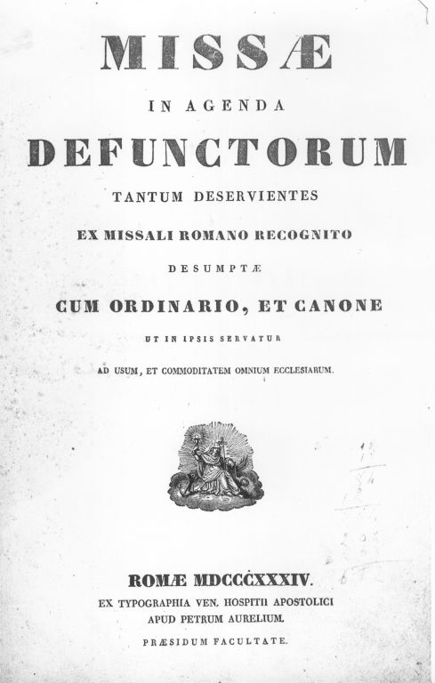 allegoria della Chiesa (stampa, elemento d'insieme) - ambito romano (sec. XIX)