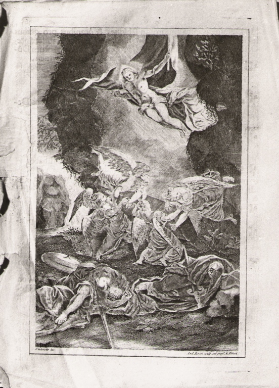resurrezione di Cristo (stampa) di Rossi Andrea, Pitteri Marco Alvise (sec. XVIII)