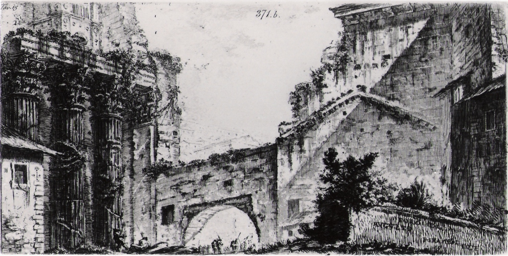 foro di Augusto (stampa) di Piranesi Giovanni Battista (prima metà sec. XX)