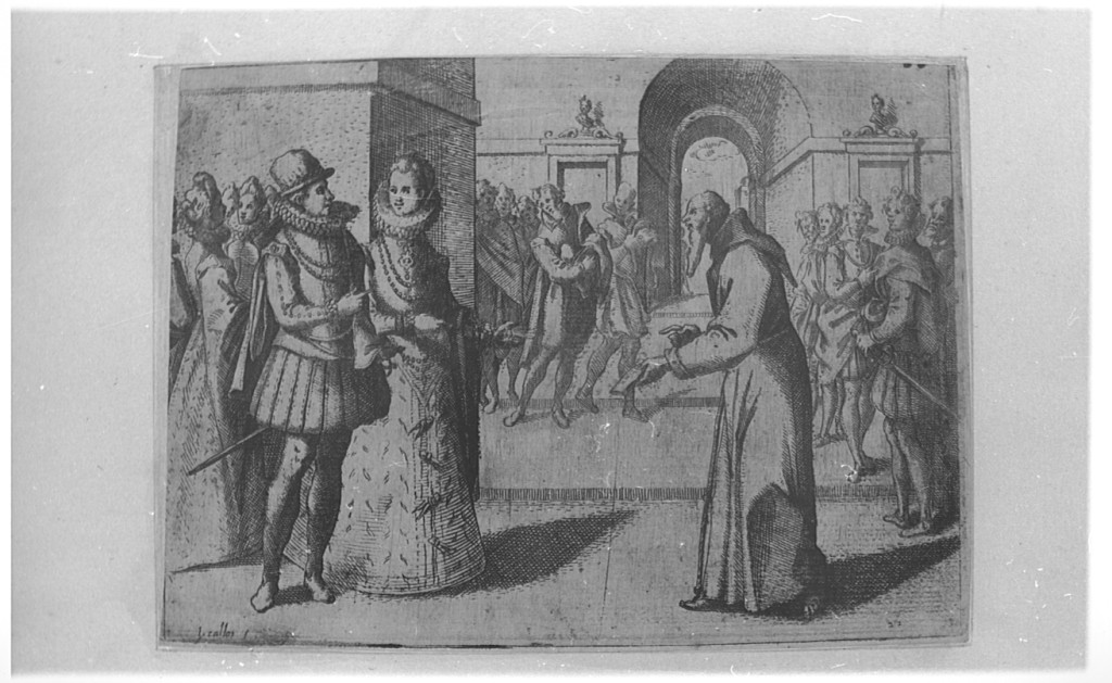 San Lorenzo (stampa smarginata) di Callot Jacques (fine sec. XVII)