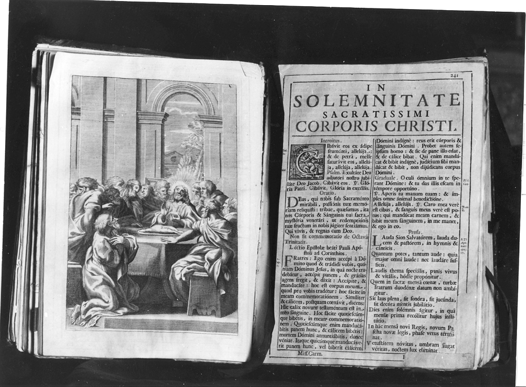 ultima cena (stampa) - ambito Italia centrale (sec. XVIII)