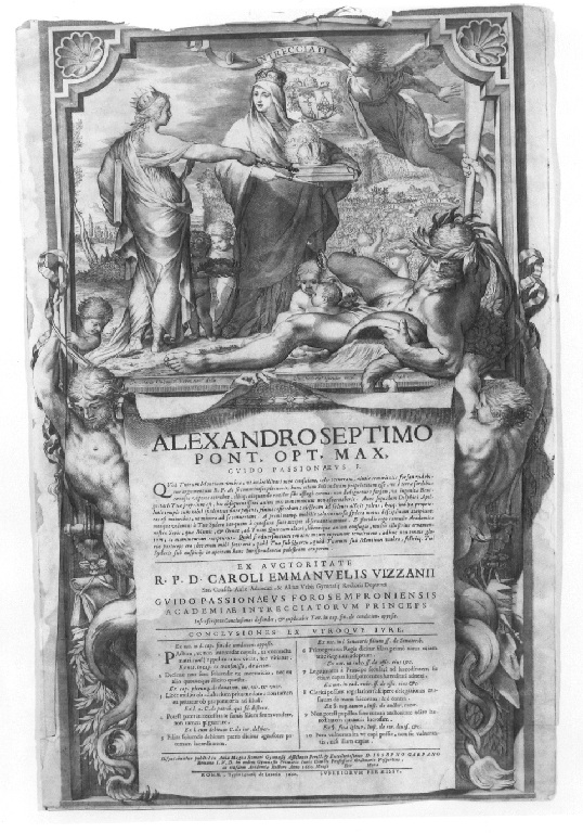 Figure Allegoriche femminili (stampa smarginata, stampa composita) di Greuter Johann Friederich, Colomboni Giovanni Maria (sec. XVII)