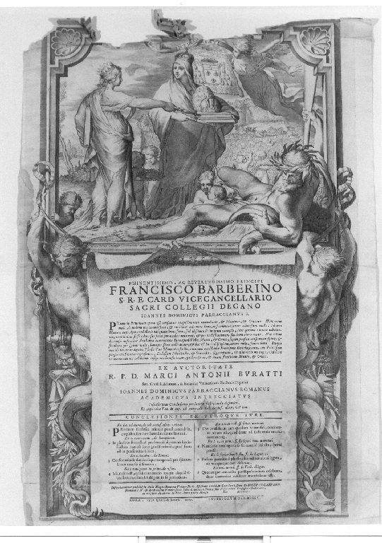 Figure Allegoriche femminili (stampa smarginata, stampa composita) di Colomboni Giovanni Maria, Greuter Johann Friederich (sec. XVII)