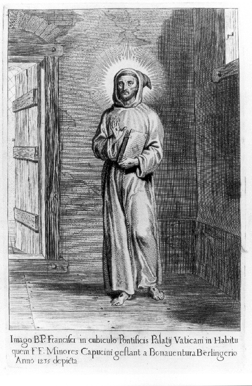 San Francesco D'Assisi (stampa, serie) - ambito belga (sec. XVII)