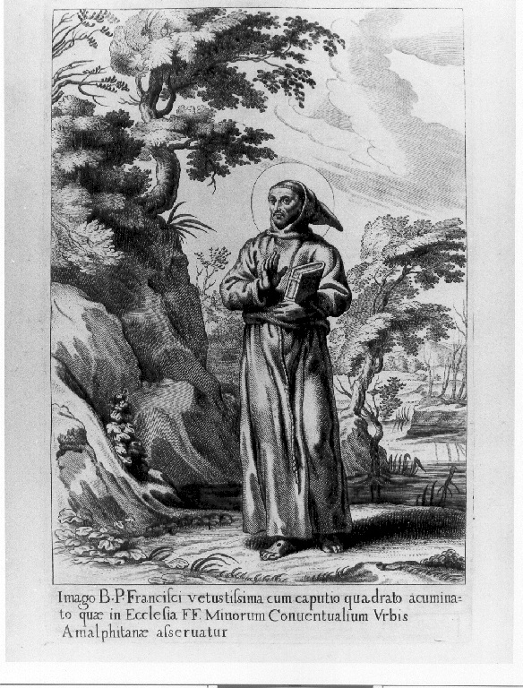 San Francesco d'Assisi (stampa, serie) - ambito belga (sec. XVII)